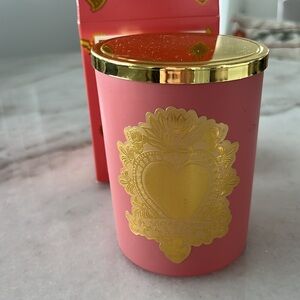 Slightly used Saint Tonka Rose candle
